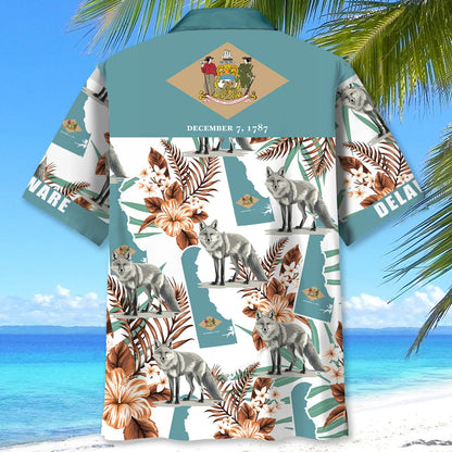 Delaware State Proud Hawaiian Shirt