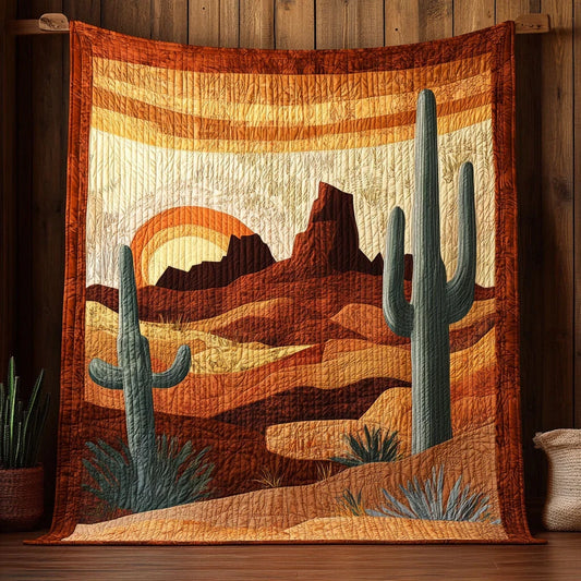 Desert Trail Glow Quilt Blanket