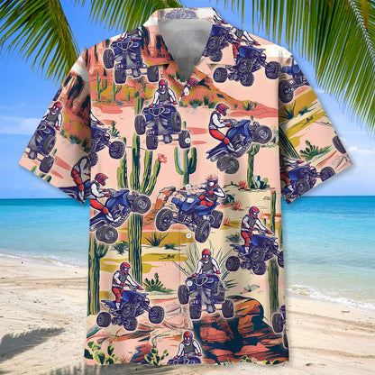 Desert Atv Motocross Off Road Hawaiian Shirt