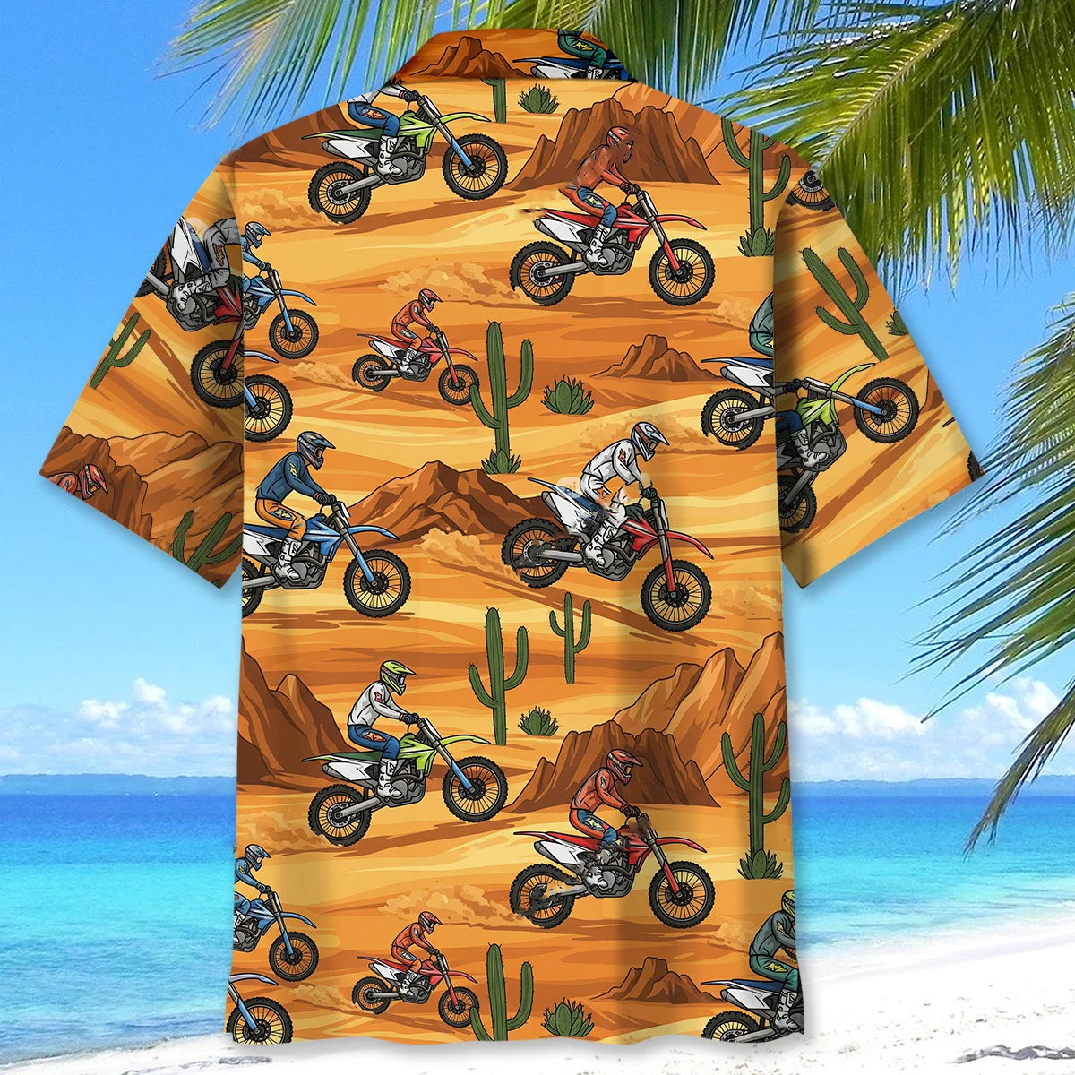 Desert Dirt Bike Racing Hawaiian Shirt