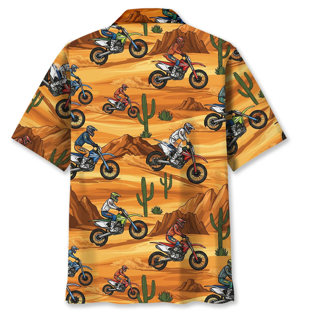 Desert Dirt Bike Racing Hawaiian Shirt