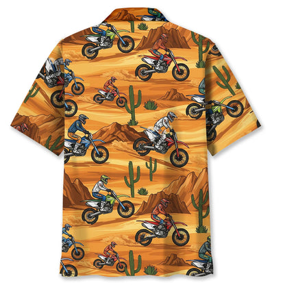 Desert Dirt Bike Racing Hawaiian Shirt