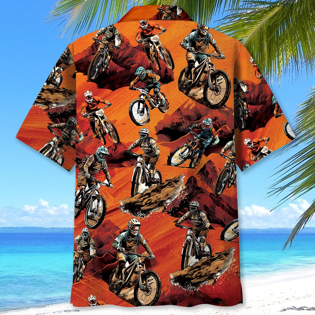 Dirt Mountain Bike Racing Hawaiian Shirt