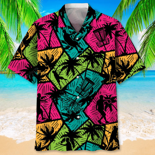 Disc Golf Beach Hawaiian Shirt