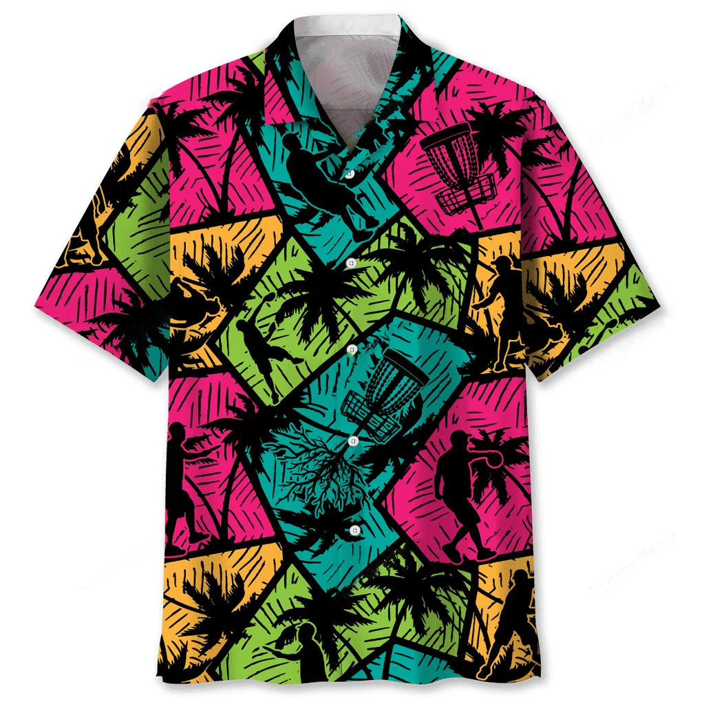 Disc Golf Beach Hawaiian Shirt