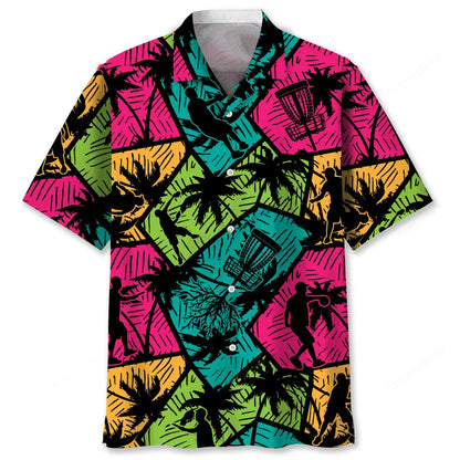 Disc Golf Beach Hawaiian Shirt
