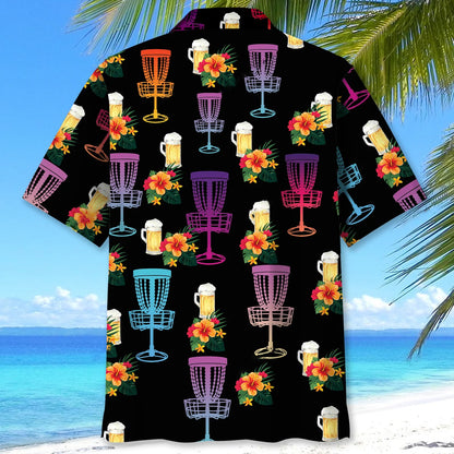Disc Golf Beer Hawaiian Shirt