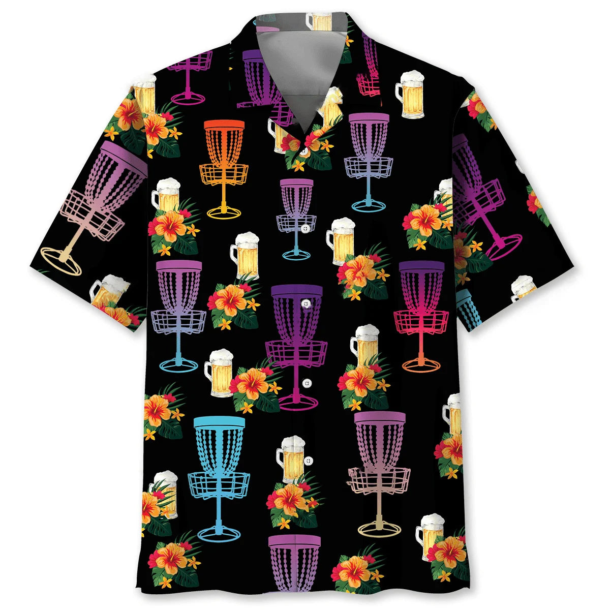 Disc Golf Beer Hawaiian Shirt