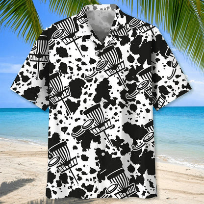 Disc Golf Black Hawaiian Shirt