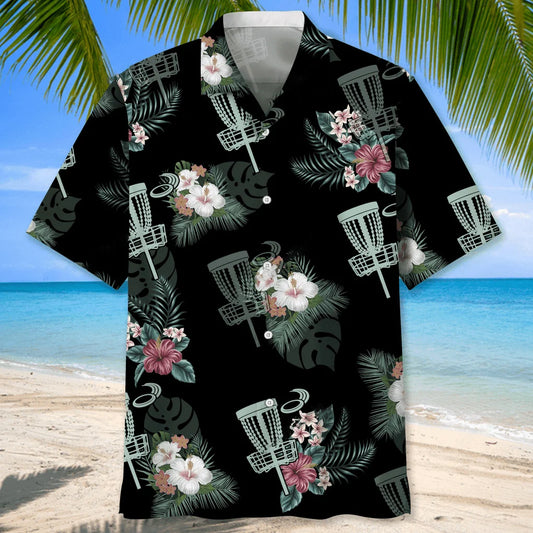 Disc Golf Hawaiian Tropical Hawaiian Shirt - S - hawaiian shirt