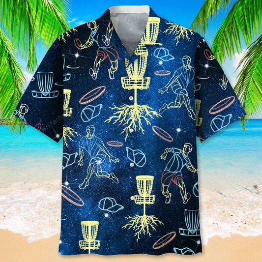 Disc Golf Light Hawaiian Shirt - S - hawaiian shirt