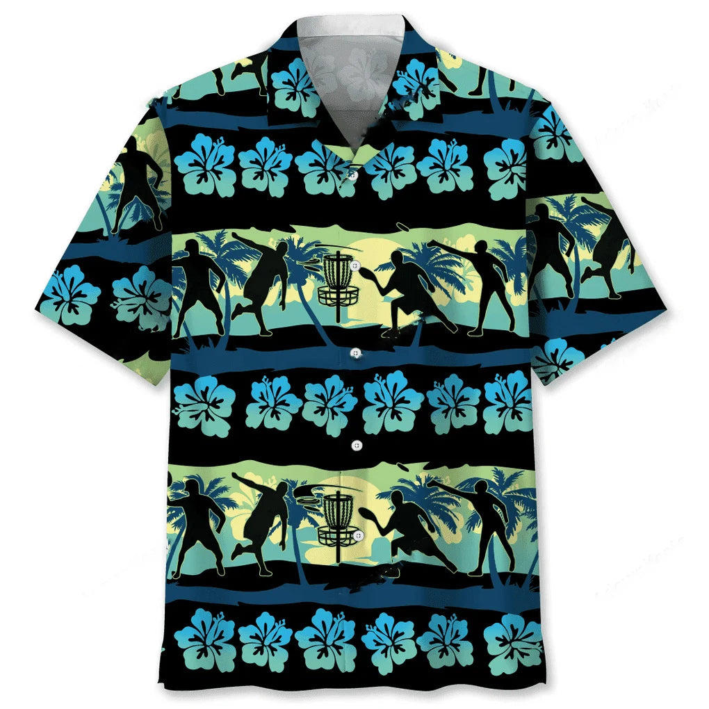 Disc Golf Nature Beach Hawaiian Shirt