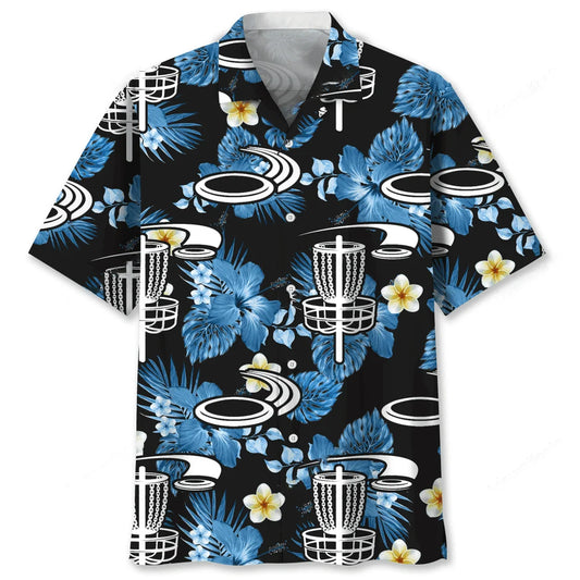 Disc Golf Nature Hawaiian Shirt - S - hawaiian shirt