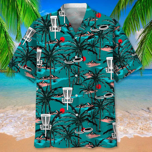 Disc Golf Vintage Hawaiian Shirt - S - hawaiian shirt