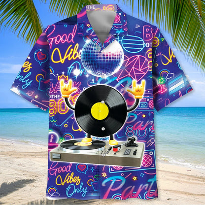 Disco 80s Music Hawaiian Shirt