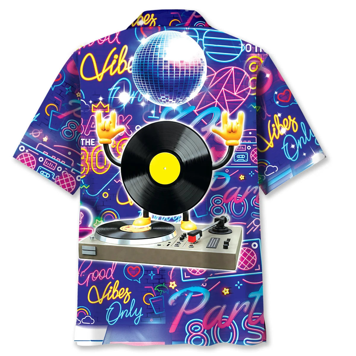Disco 80s Music Hawaiian Shirt
