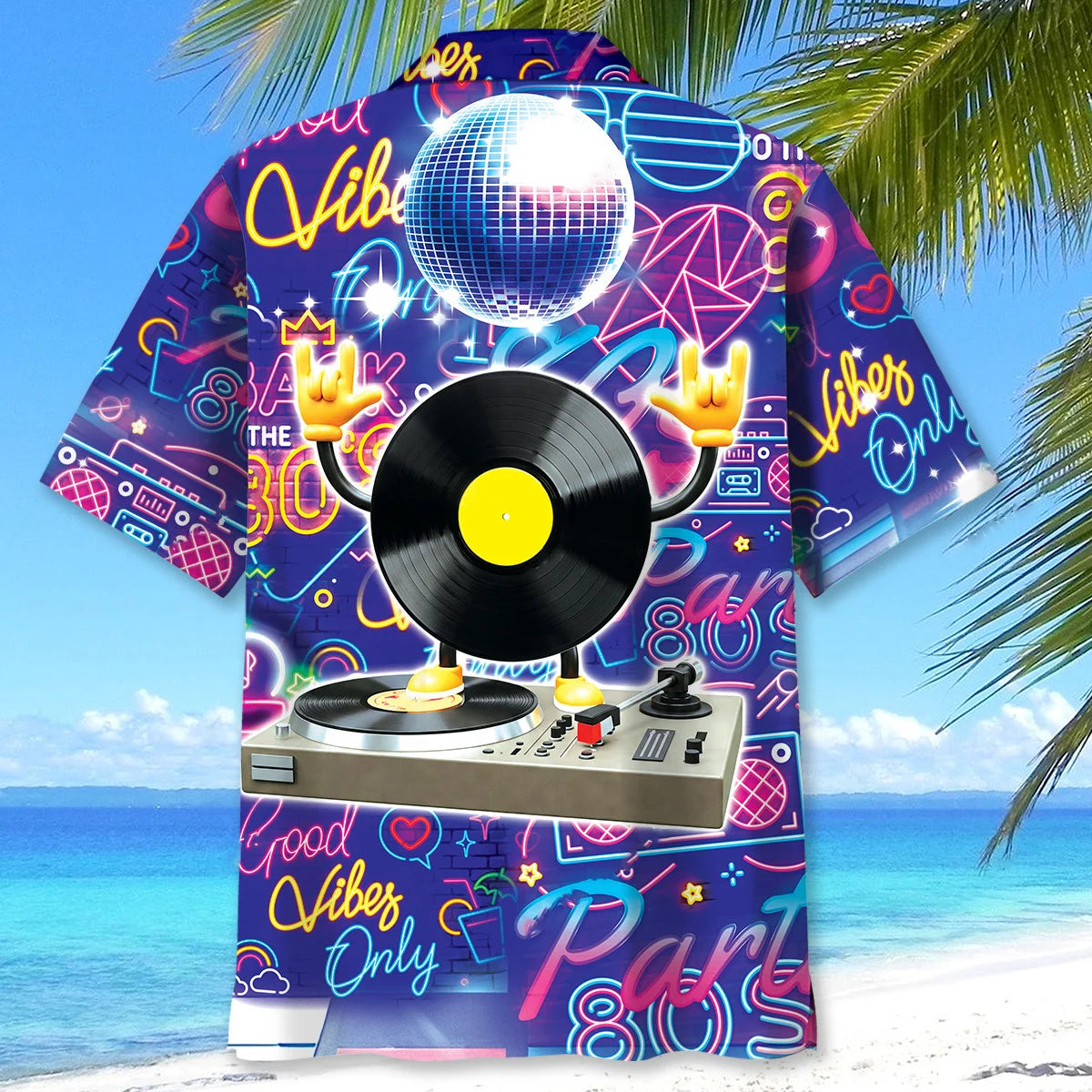 Disco 80s Music Hawaiian Shirt