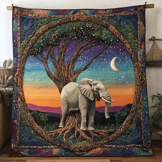 Divine Elephant Quilt Blanket