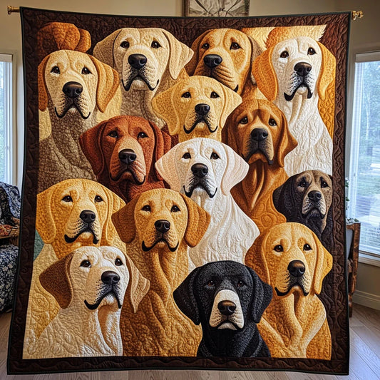 Dog Familly Quilt Blanket