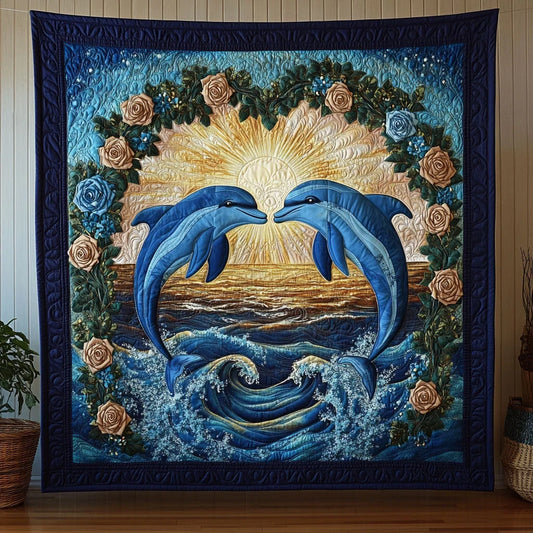 Dolphin Dream Quilt Blanket