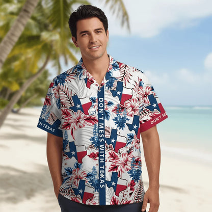 Don T Mess with Texas Hawaiian Shirt
