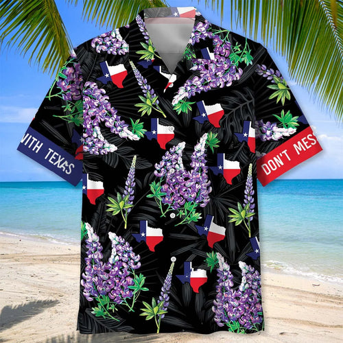 Don T Mess with Texas Hawaiian Shirt Men