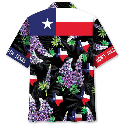 Don T Mess with Texas Hawaiian Shirt Men