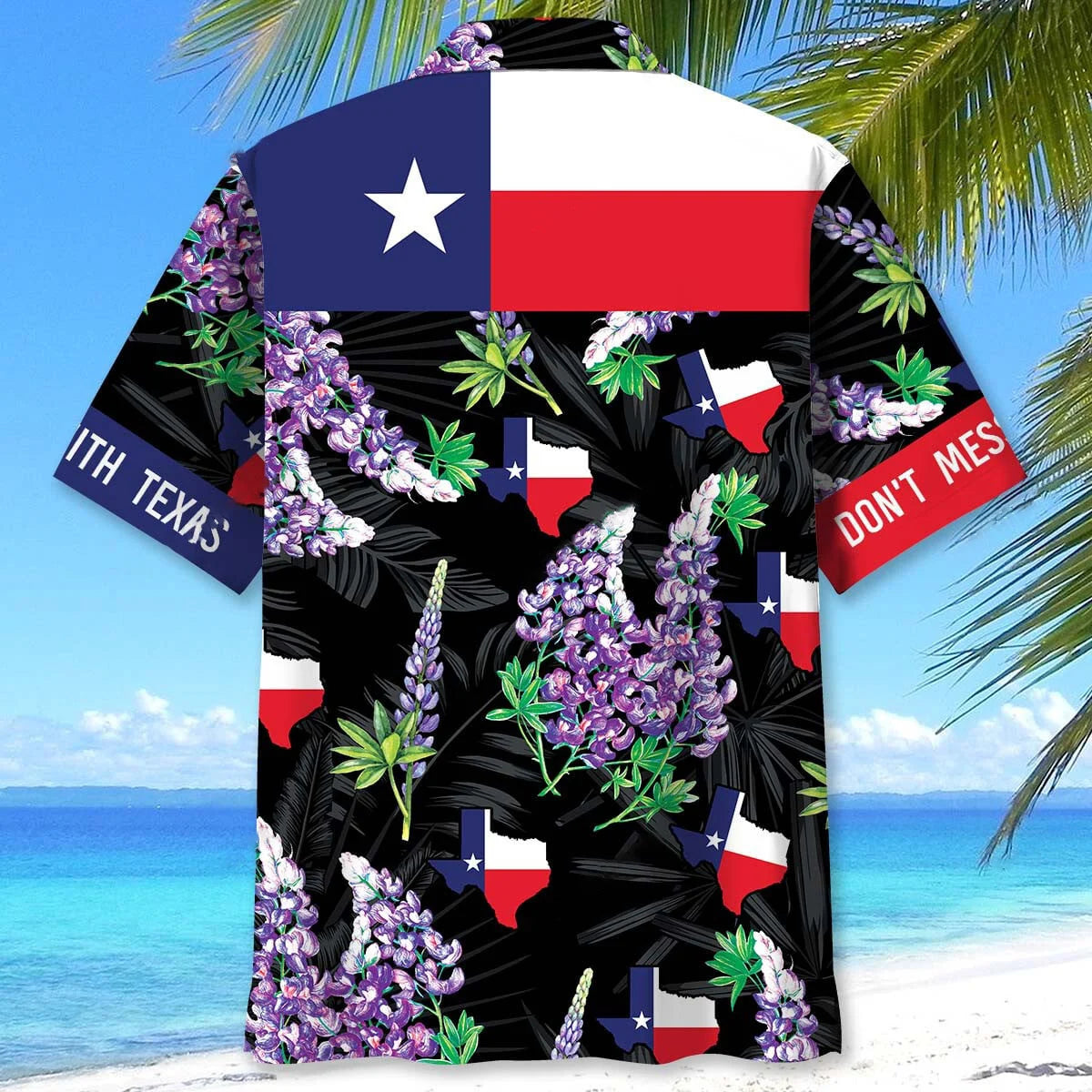 Don T Mess with Texas Hawaiian Shirt Men