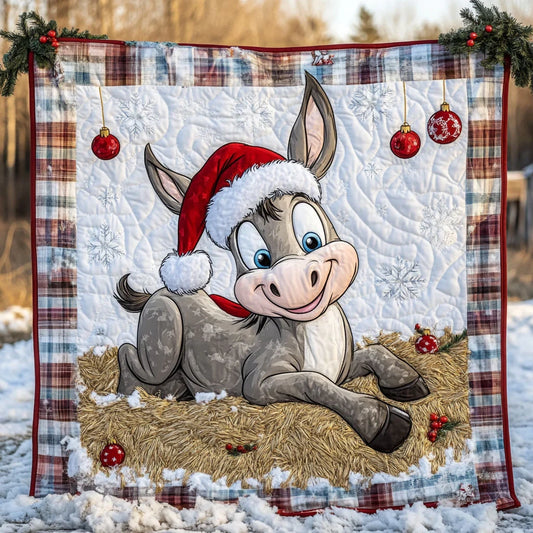 Donkey Wonderland Quilt Blanket