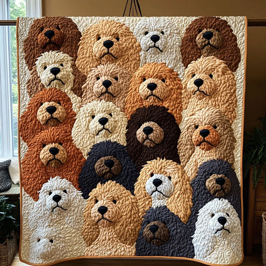 Doodle Fur Days Quilt Blanket