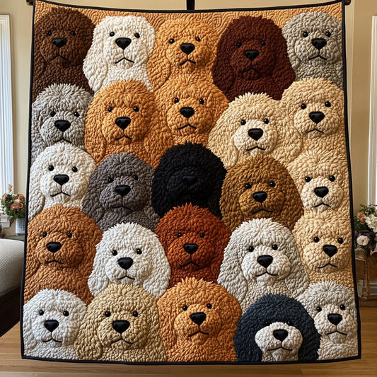 Doodle Paws Quilt Blanket