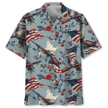 Dove Hunting America Hawaiian Shirt