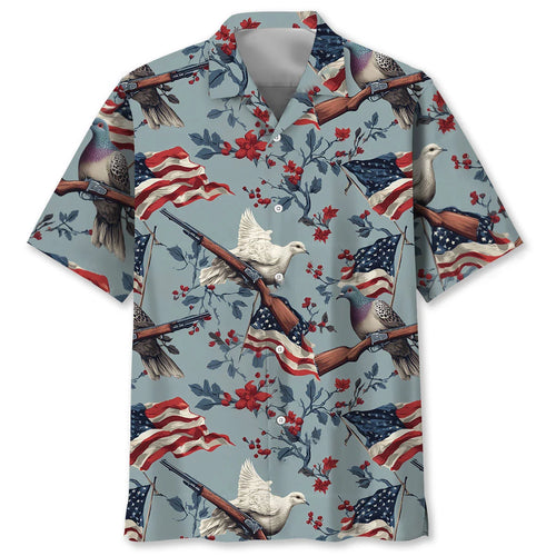 Dove Hunting America Hawaiian Shirt