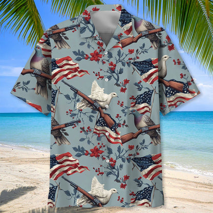 Dove Hunting America Hawaiian Shirt