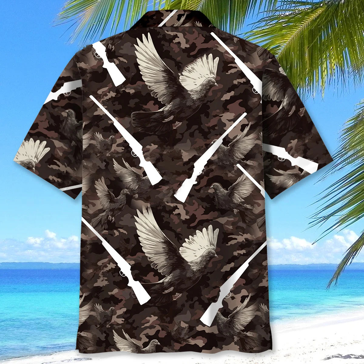 Dove Hunting Camouflage Hawaiian Shirt