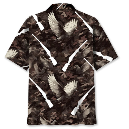 Dove Hunting Camouflage Hawaiian Shirt