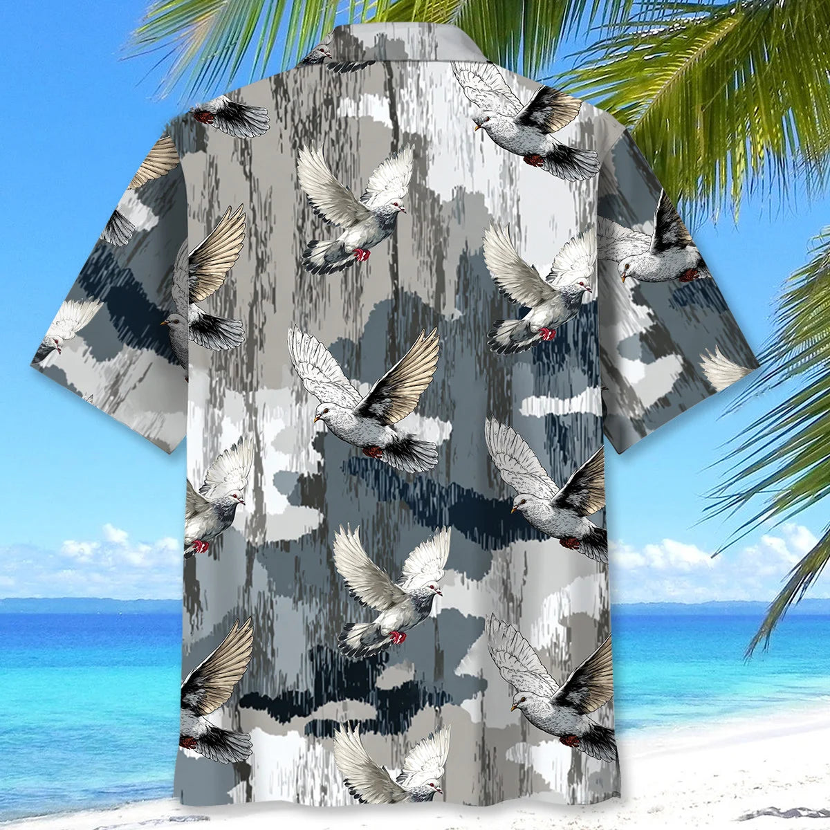 Dove Hunting Camouflage Hawaiian Shirt