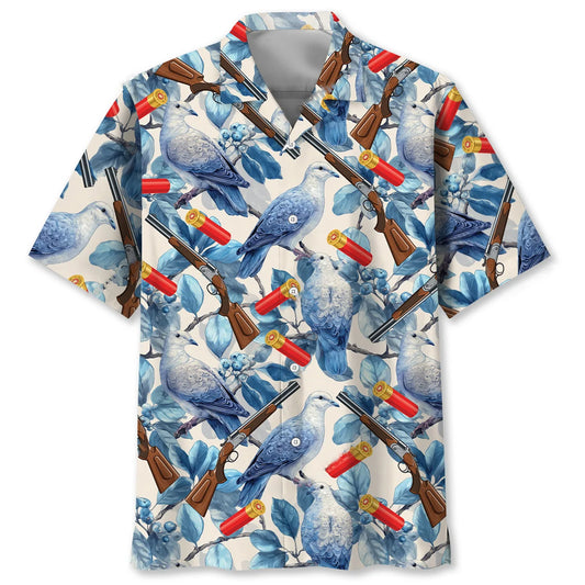 Dove Hunting Vintage Hawaiian Shirt - S - hawaiian shirt
