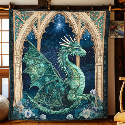 Dragon Castle Quilt Blanket