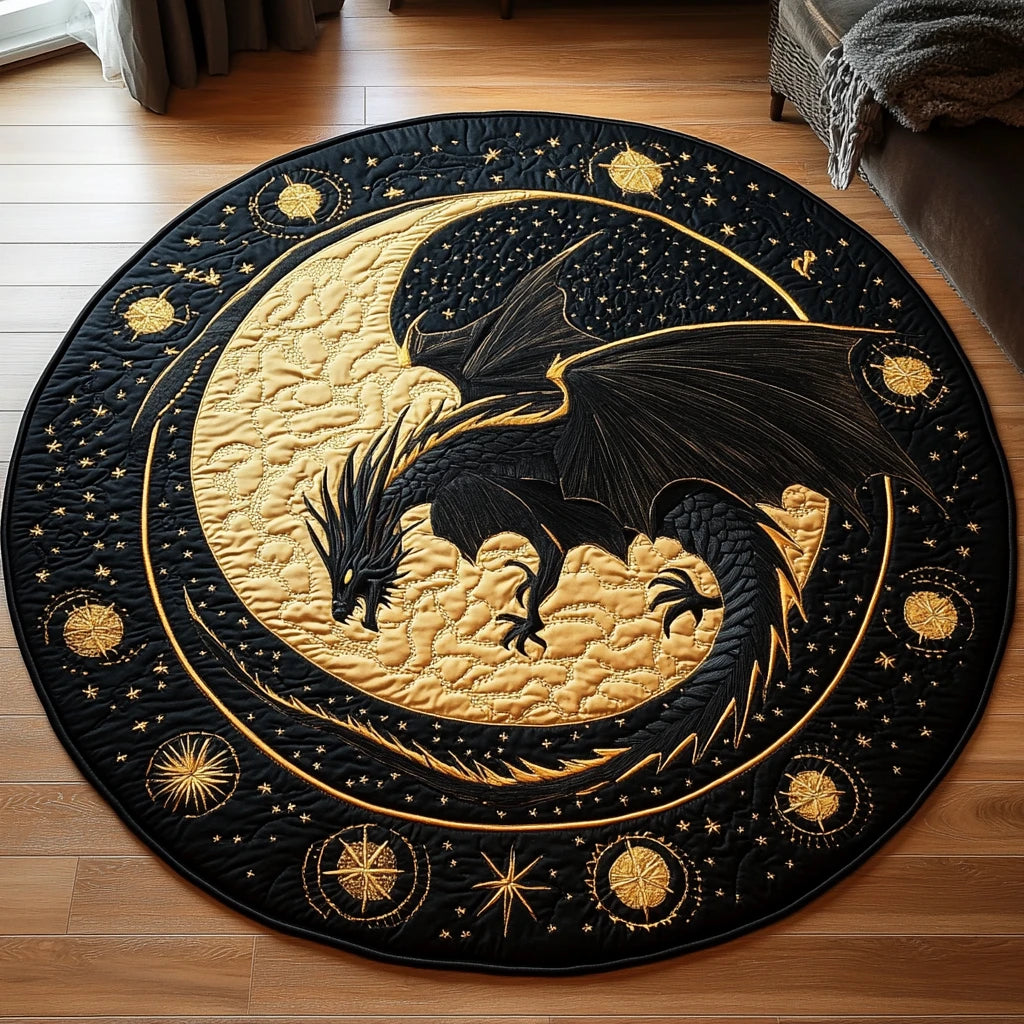 Dragon Dream Quilted Round Mat