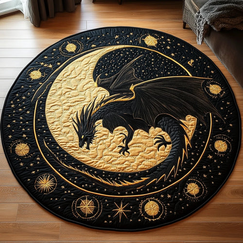 Dragon Dream Quilted Round Mat