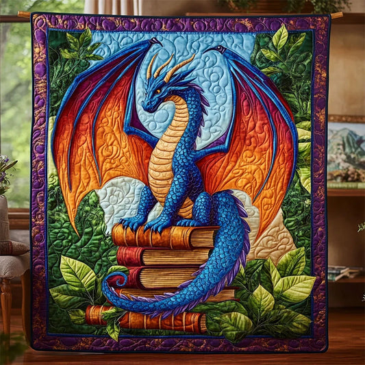 Dragon Guardian Quilt Blanket