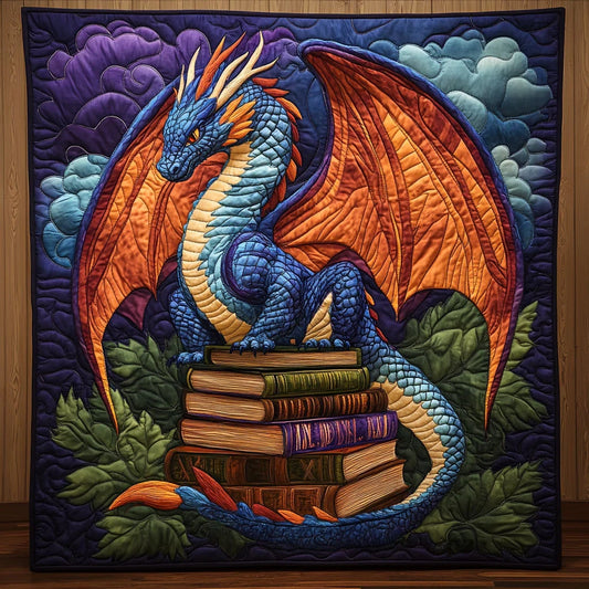 Dragon Guardian Quilt Blanket