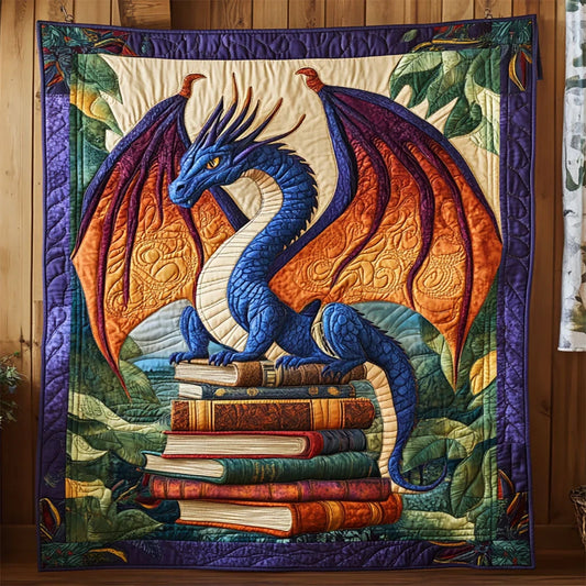 Dragon Guardian Quilt Blanket
