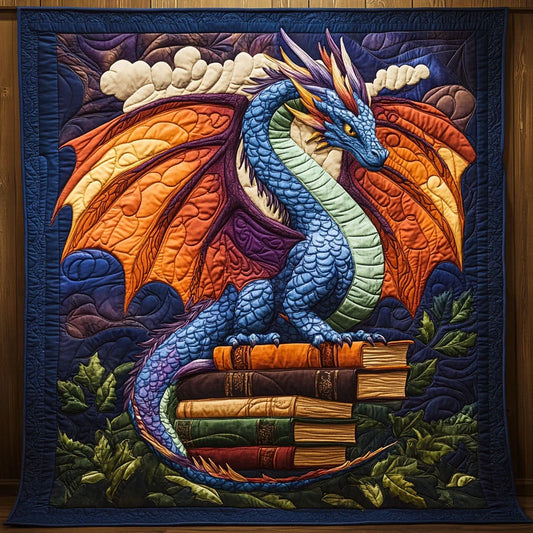 Dragon Guardian Quilt Blanket