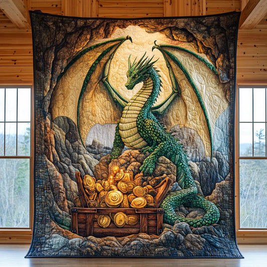 Dragon Mystic Guard Quilt Blanket
