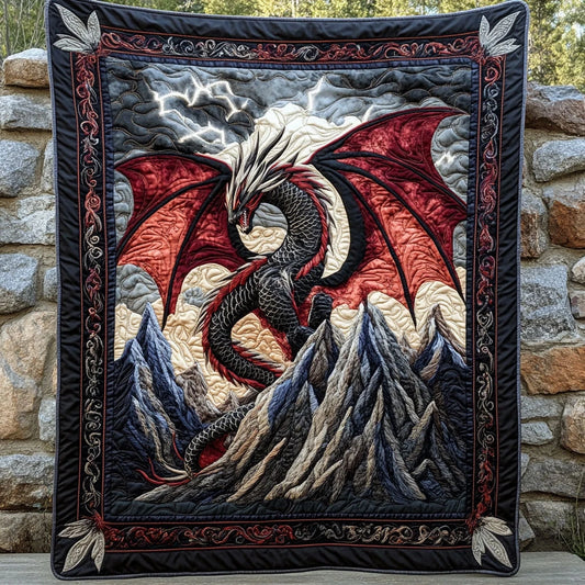Dragon Sky Quilt Blanket