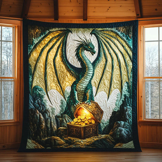 Dragon Treasure Quilt Blanket