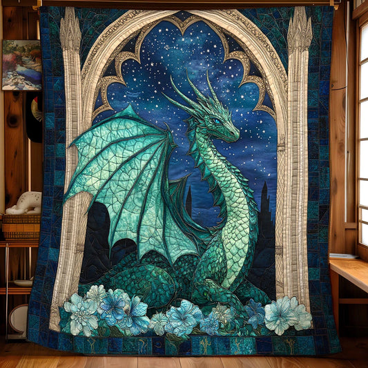 Dragon Whisper Quilt Blanket