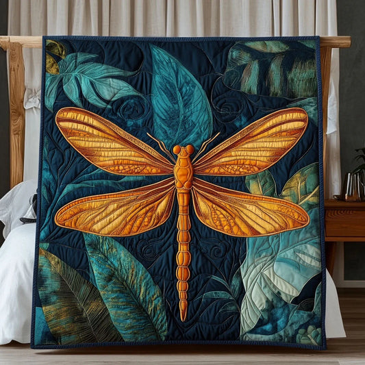 Dragonfly Garden Quilt Blanket